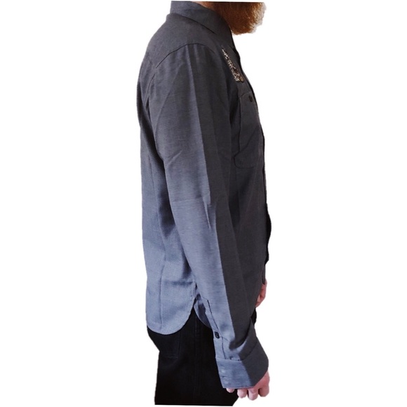 Men’s Iron Fist Havana TigersWoven Button Up - Picture 5 of 7